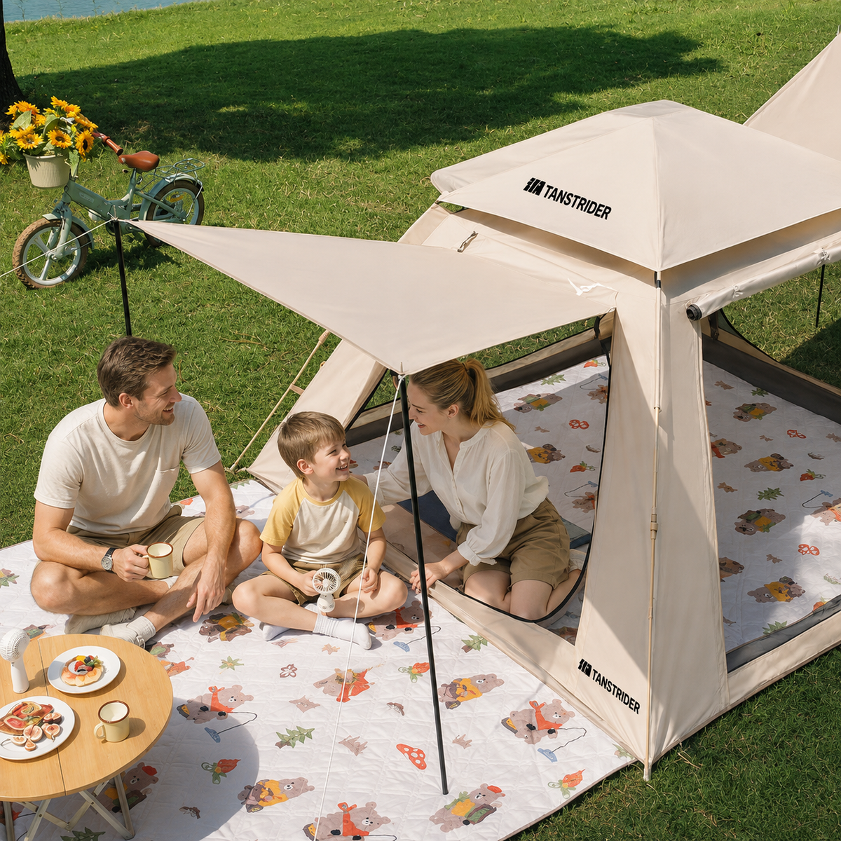 Bathe Instant 4-Season Pop Up Camping Tent — Waterproof Family Tent
