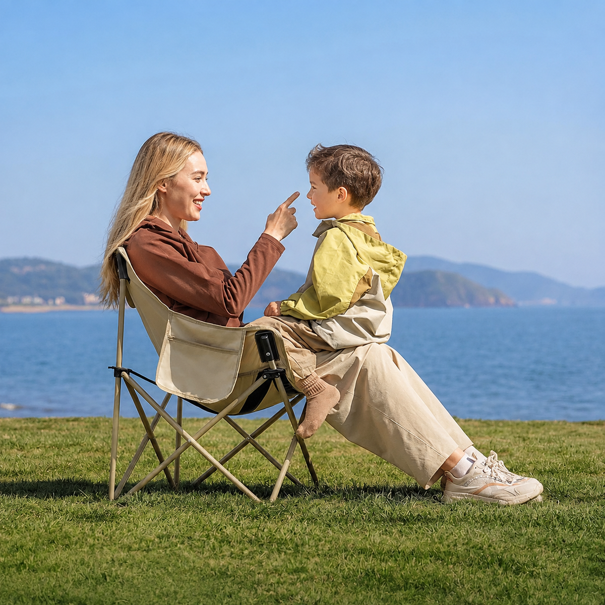 Perch Portable Folding Moon Chair