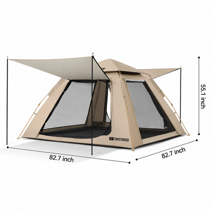 Bathe Instant 4-Season Pop Up Camping Tent — Waterproof Family Tent
