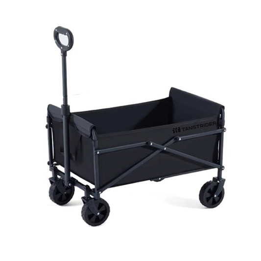 Tanstrider Heavy-Duty Collapsible Folding Camping Wagon with 10cm All-Terrain Wheels