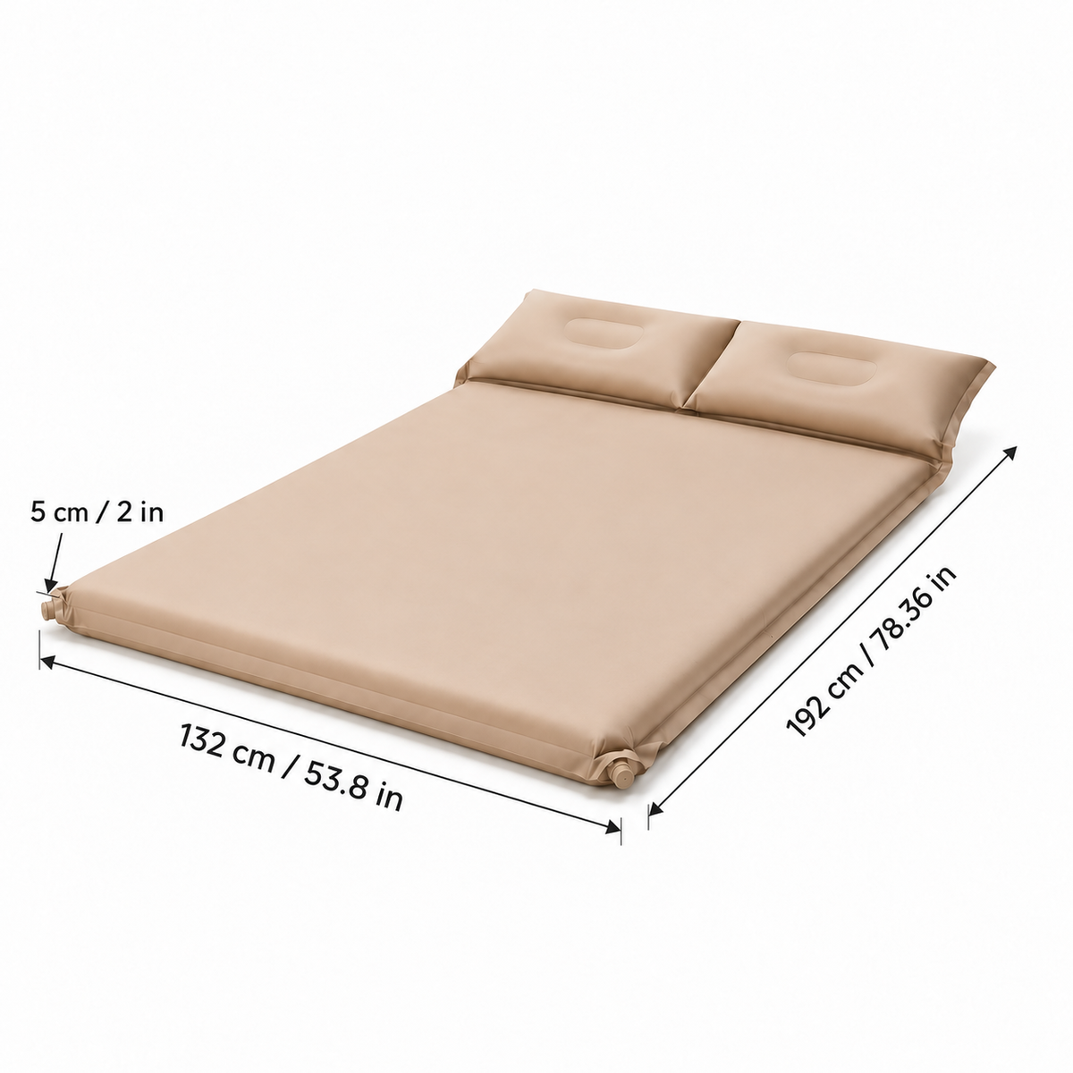 Morphe Self-Inflating Camping Pad - Connectable Foam Sleeping Mat