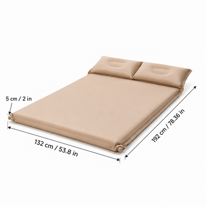 Morphe Self-Inflating Camping Pad - Connectable Foam Sleeping Mat