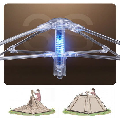 Bathe Instant 4-Season Pop Up Camping Tent — Waterproof Family Tent