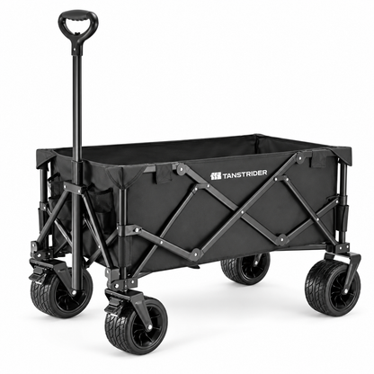 Tanstrider Heavy Duty Collapsible Outdoor Camping Wagon with Tailgate