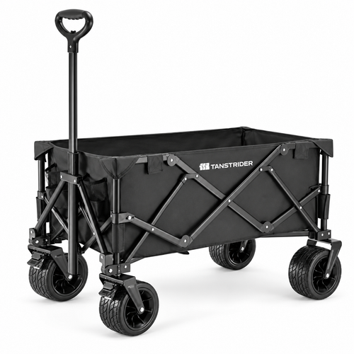 Tanstrider Heavy Duty Collapsible Outdoor Camping Wagon with Tailgate